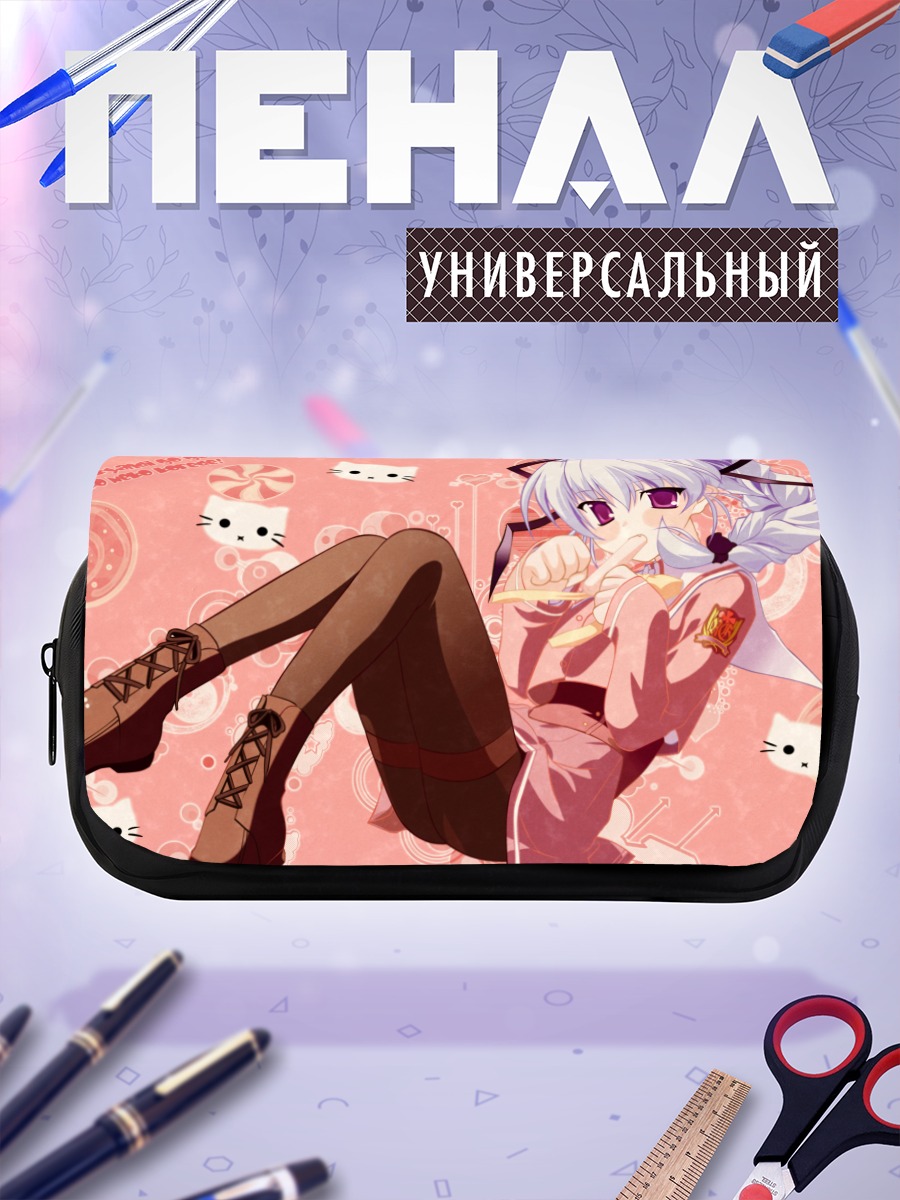 Пенал-косметичка Томоко Фудзинами в розовом