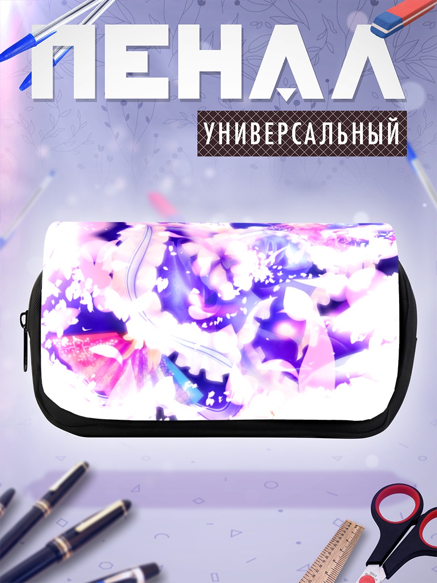 Пенал-косметичка Ююко Сайгёдзи в цветах