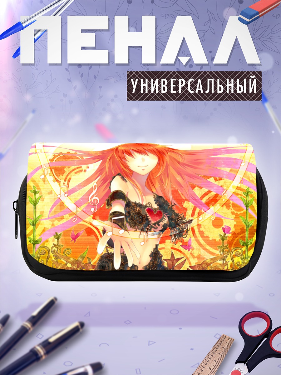 Пенал-косметичка Лука Мегурин в цветах
