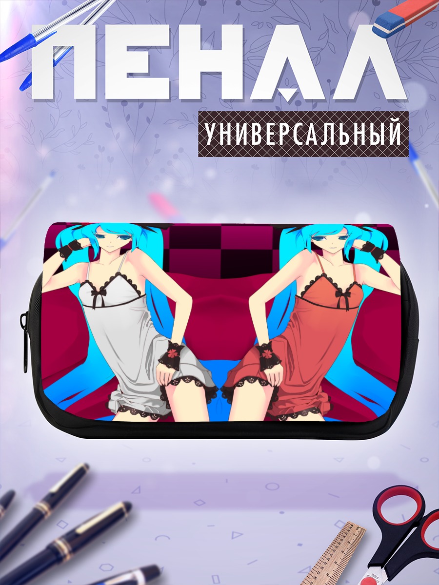 Пенал-косметичка Мику Хацунэ в платье