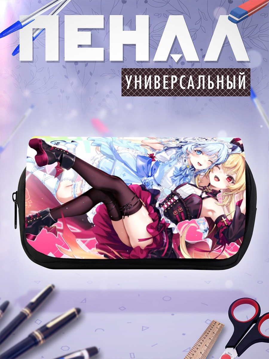 Пенал-косметичка Мику Хацунэ и подруга