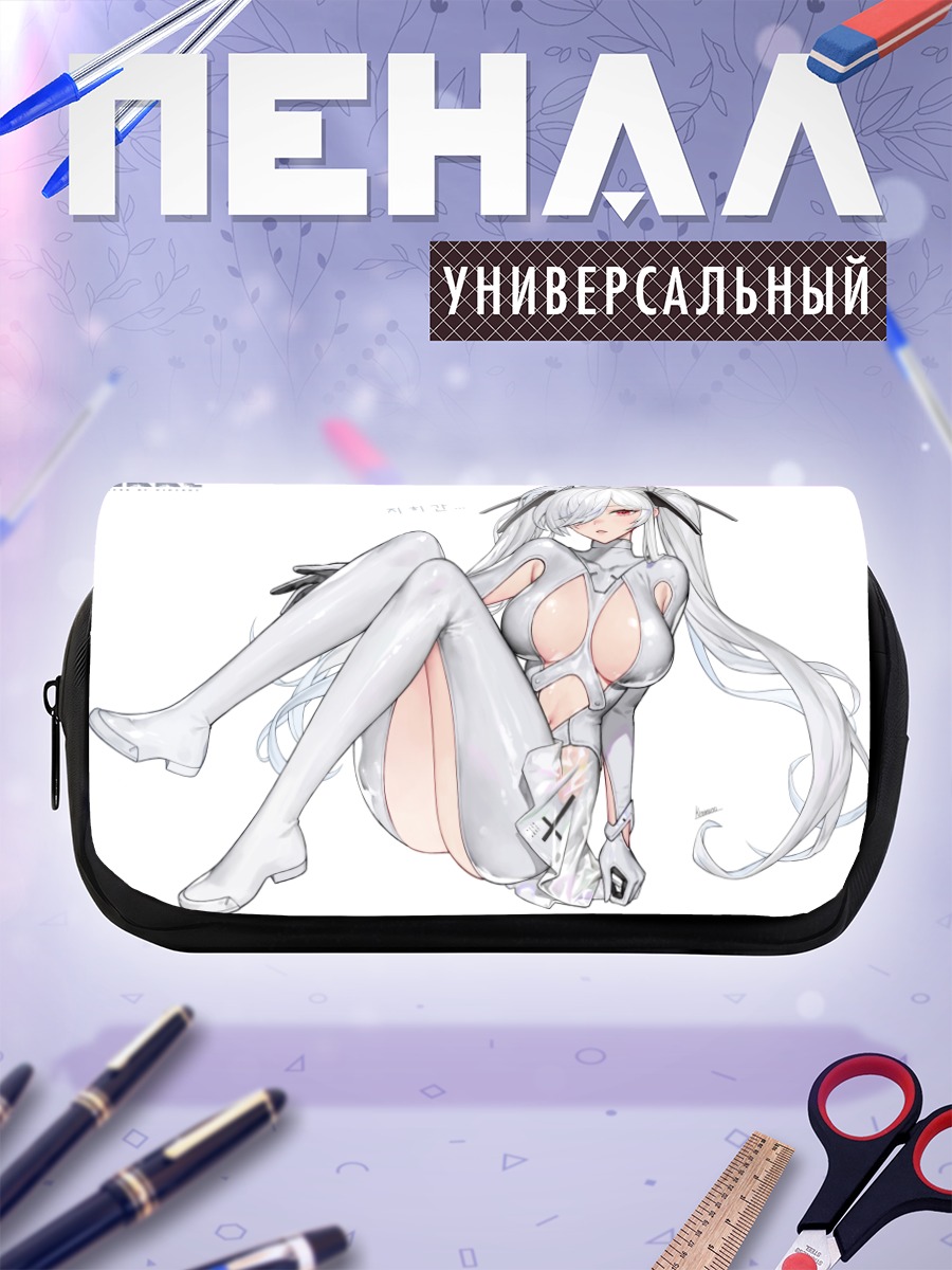 Пенал-косметичка Золушка в белом