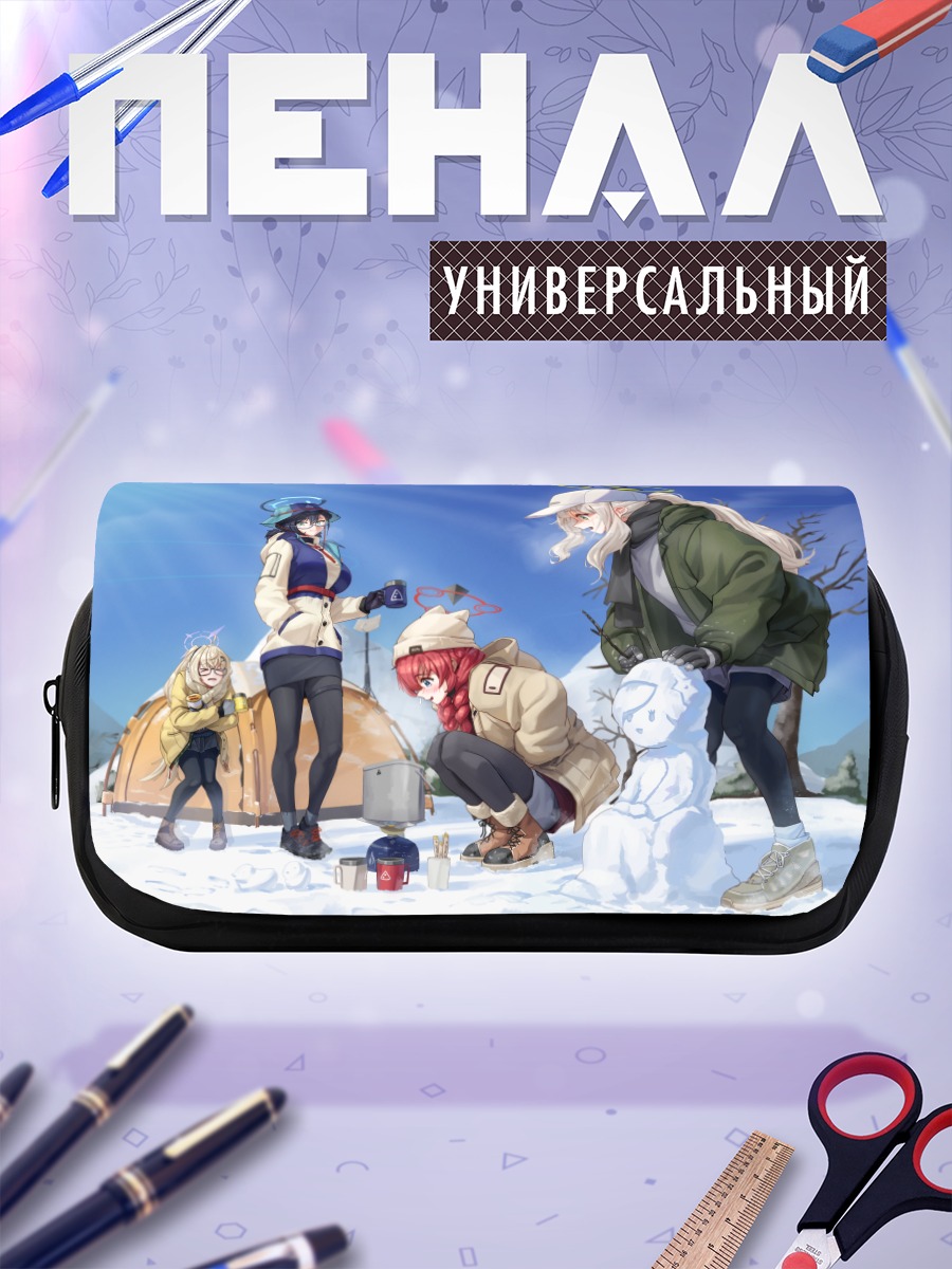 Пенал-косметичка Чихиро Кагами в снегу