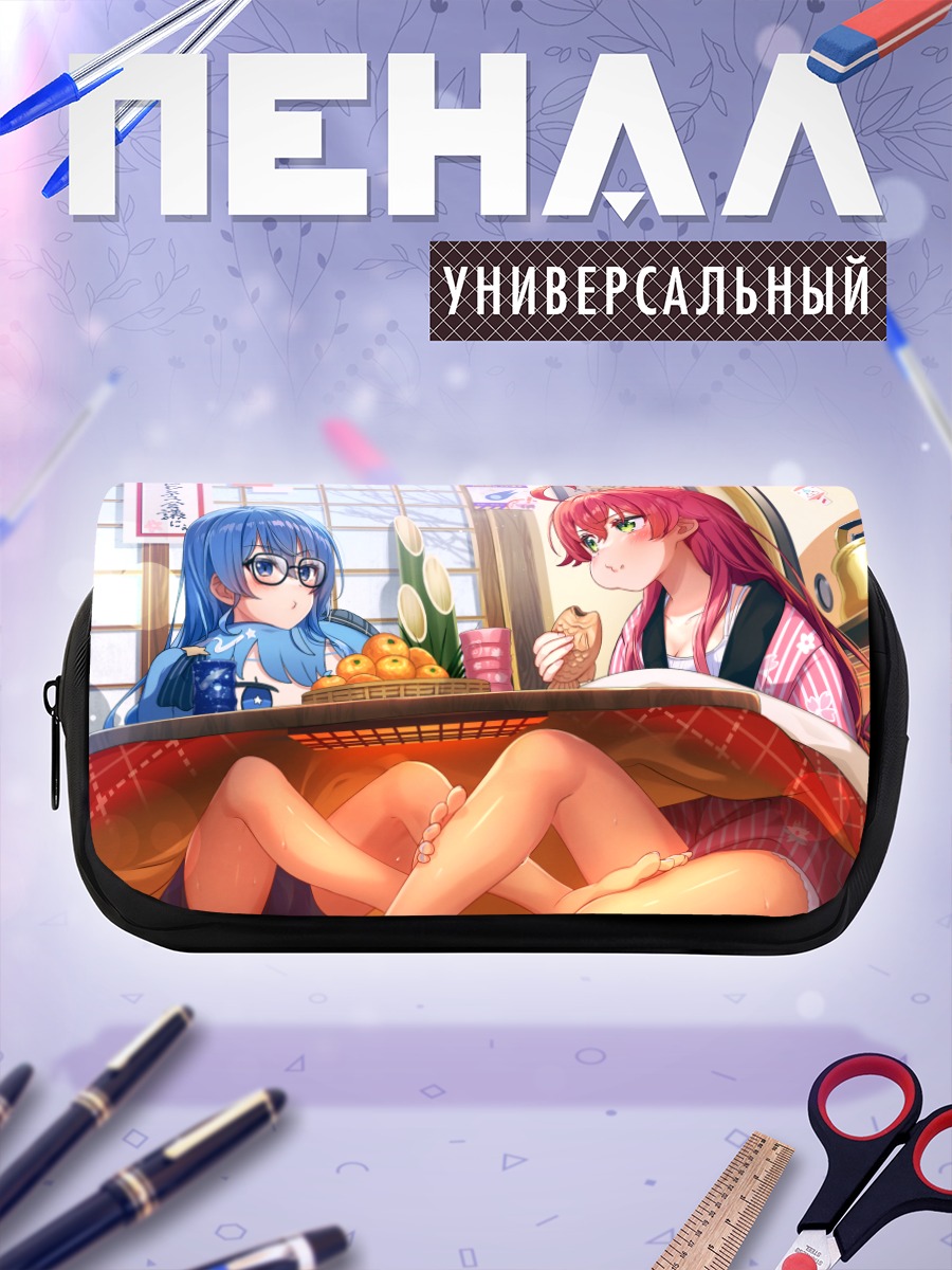 Пенал-косметичка Суйсэй и Мико в кафе