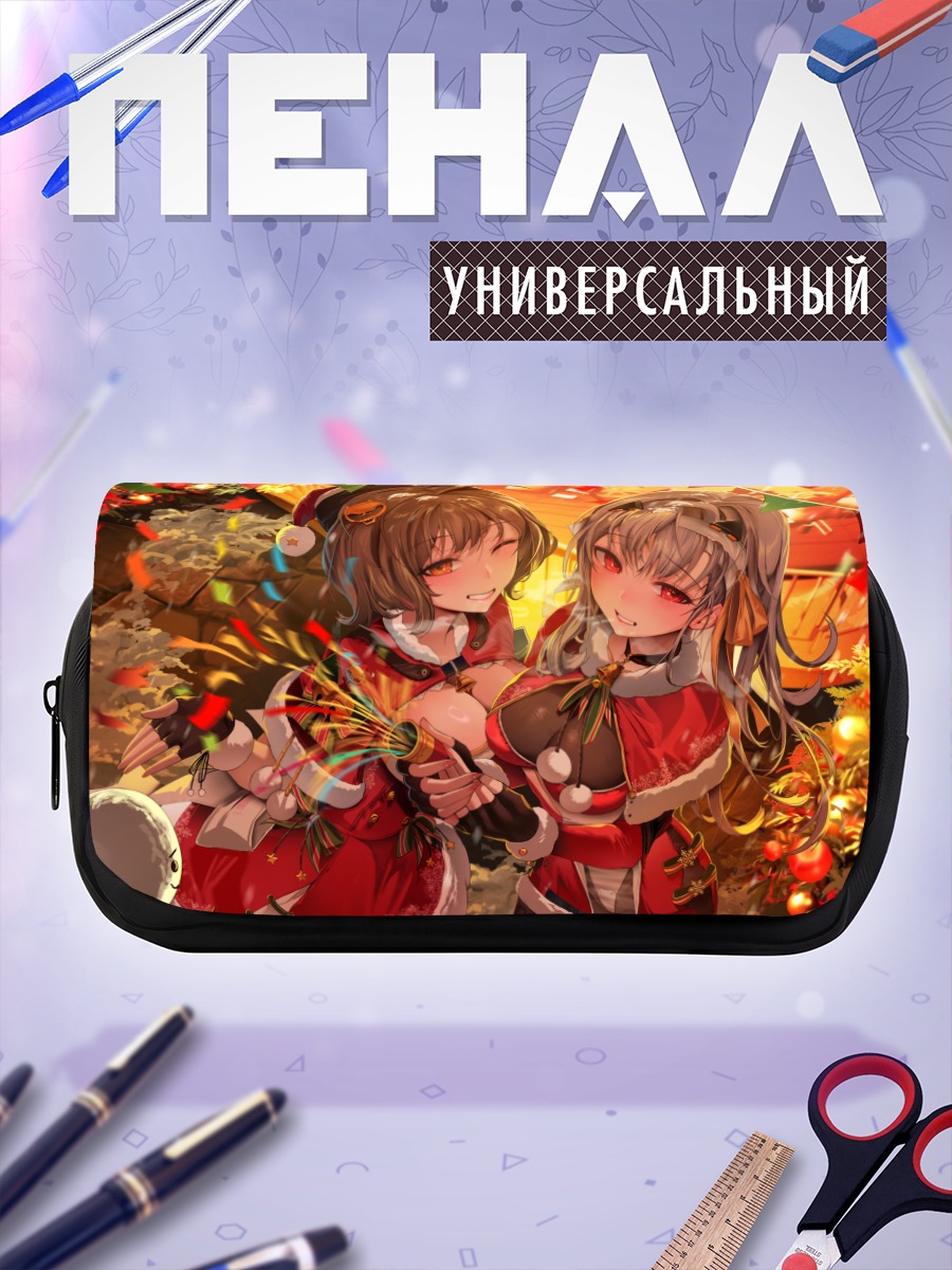 Пенал-косметичка Модерния в новогоднем