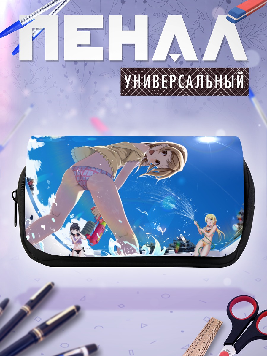 Пенал-косметичка Мегуру Хачимия на пляже