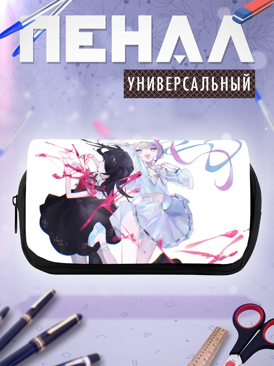 Пенал-косметичка Амэ-тян и Тэнси-тян