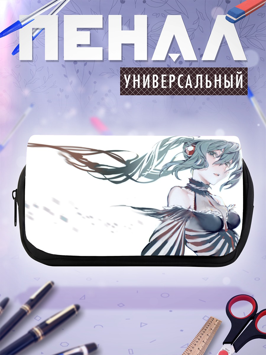 Пенал-косметичка Мику Хацунэ в ветре