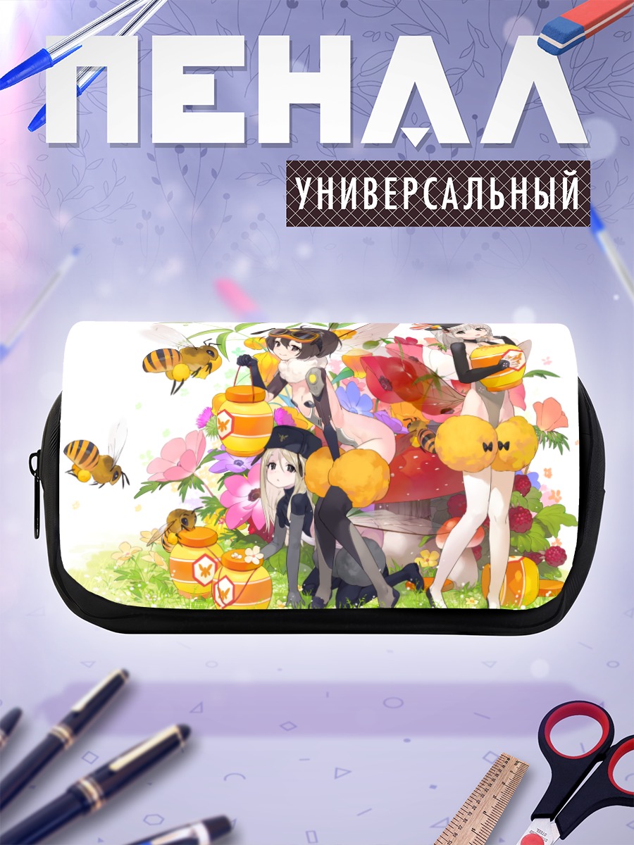 Пенал-косметичка Пчелки в цветах
