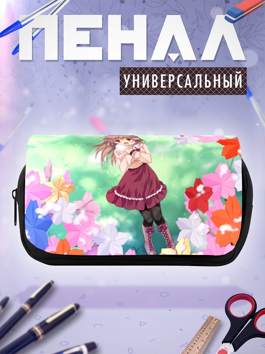 Пенал-косметичка Май Асахина в цветах