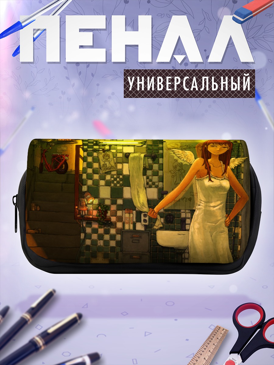 Пенал-косметичка Ангел в ванной