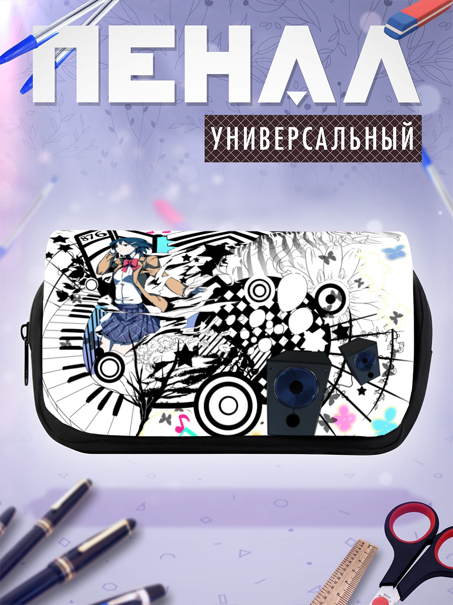 Пенал-косметичка Мику Хацунэ и музыка