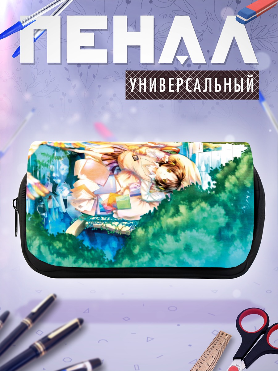 Пенал-косметичка Мику Хацунэ в лесу
