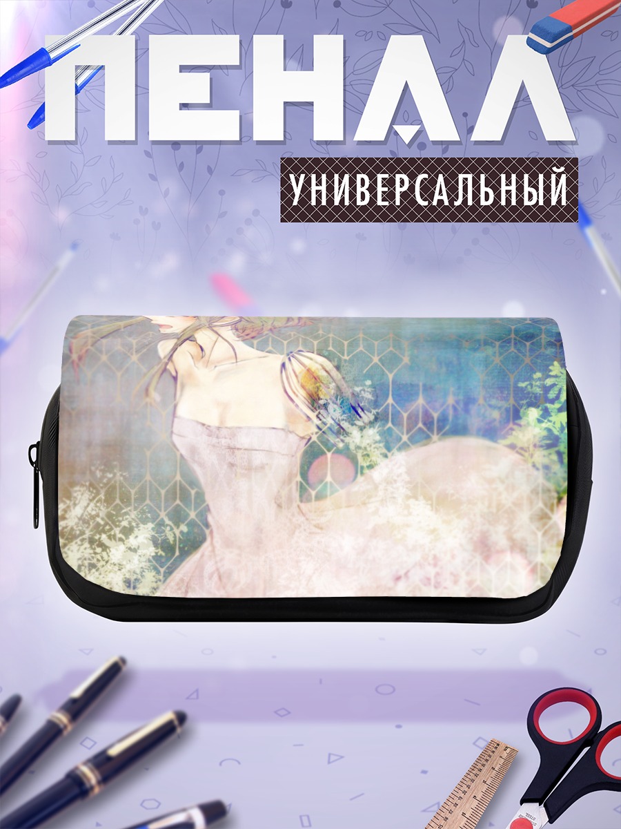 Пенал-косметичка Гуми в цветах