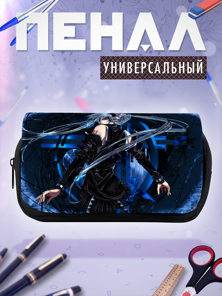 Пенал-косметичка Мику Хацунэ в проводах