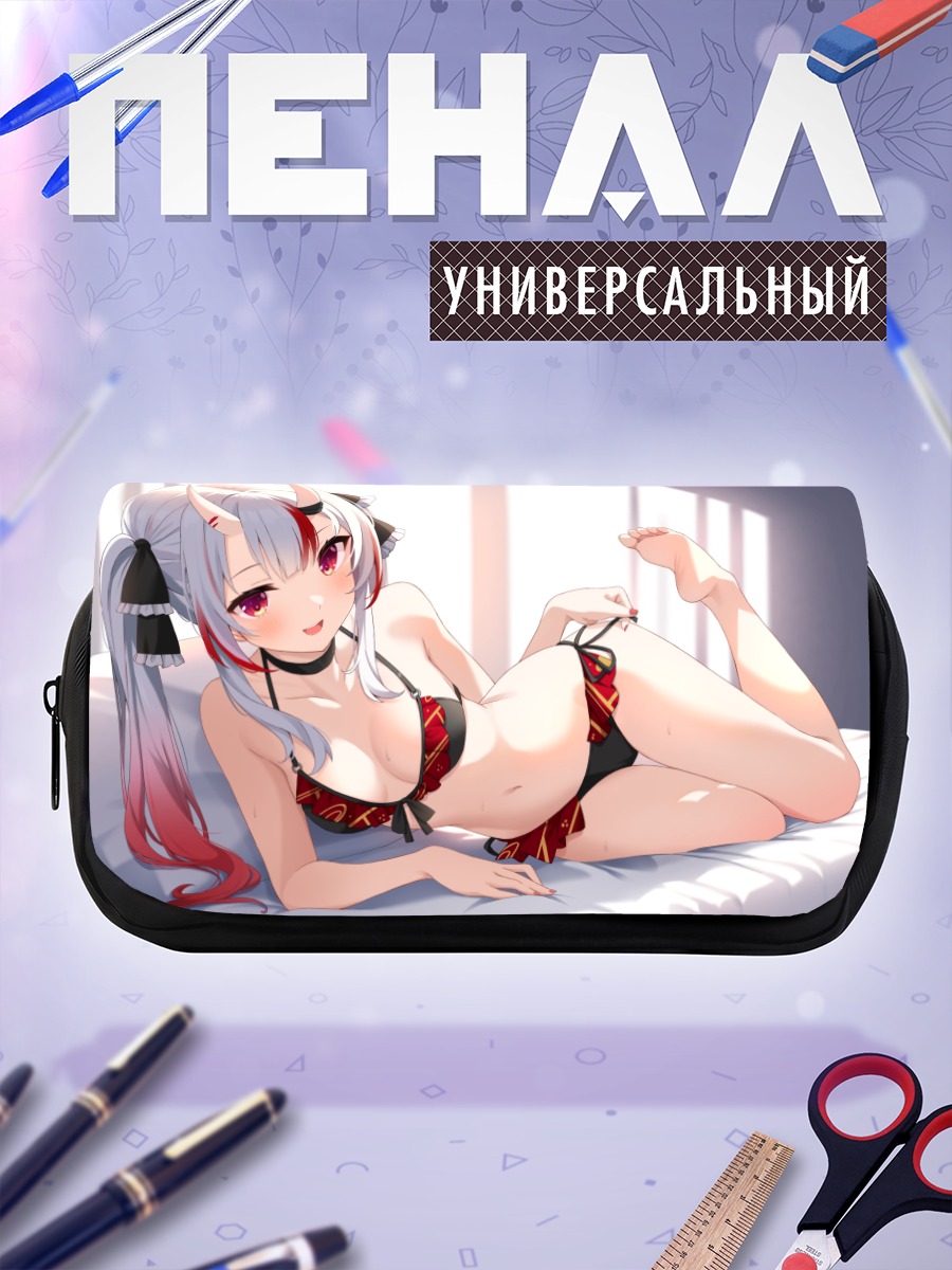 Пенал-косметичка Накири Аямэ в постели