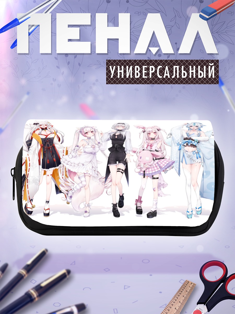 Пенал-косметичка Аниме девушки в стиле
