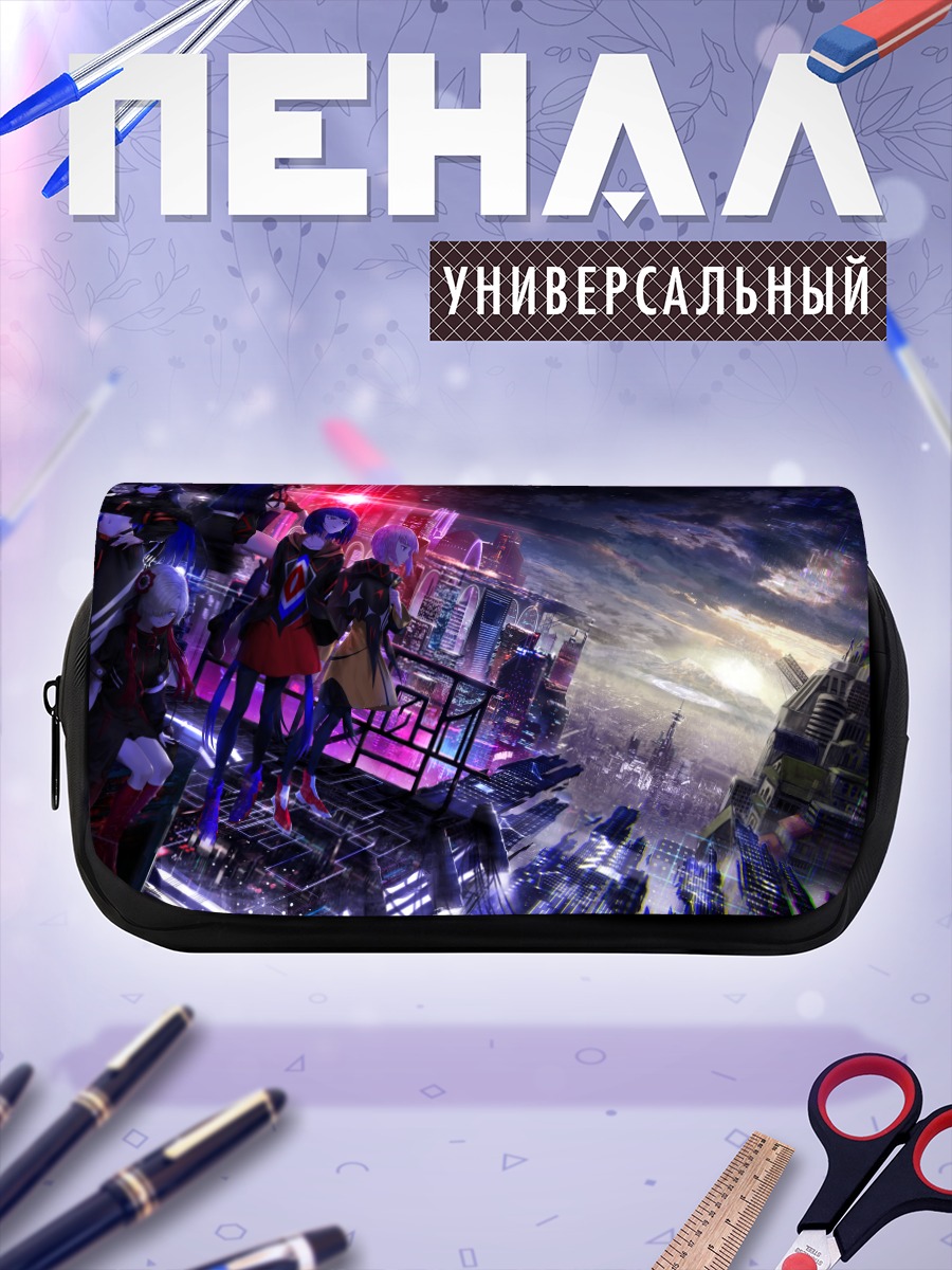 Пенал-косметичка Камицубаки над городом