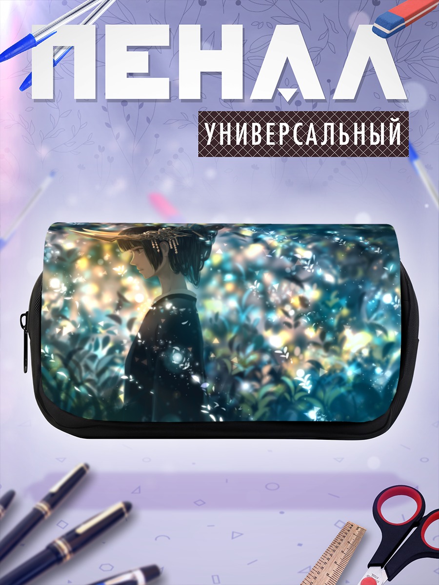 Пенал-косметичка Девушка в лесу