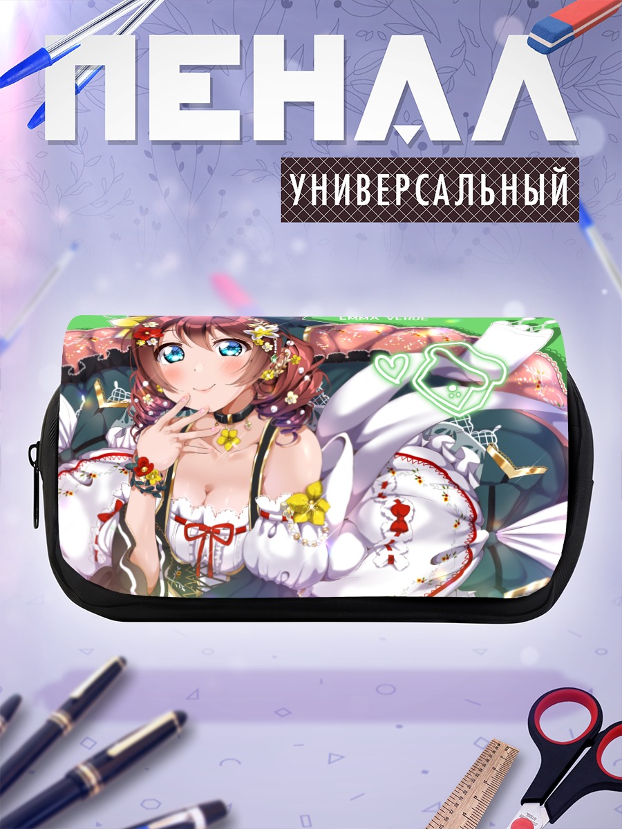 Пенал-косметичка Эмма Верде в цветах