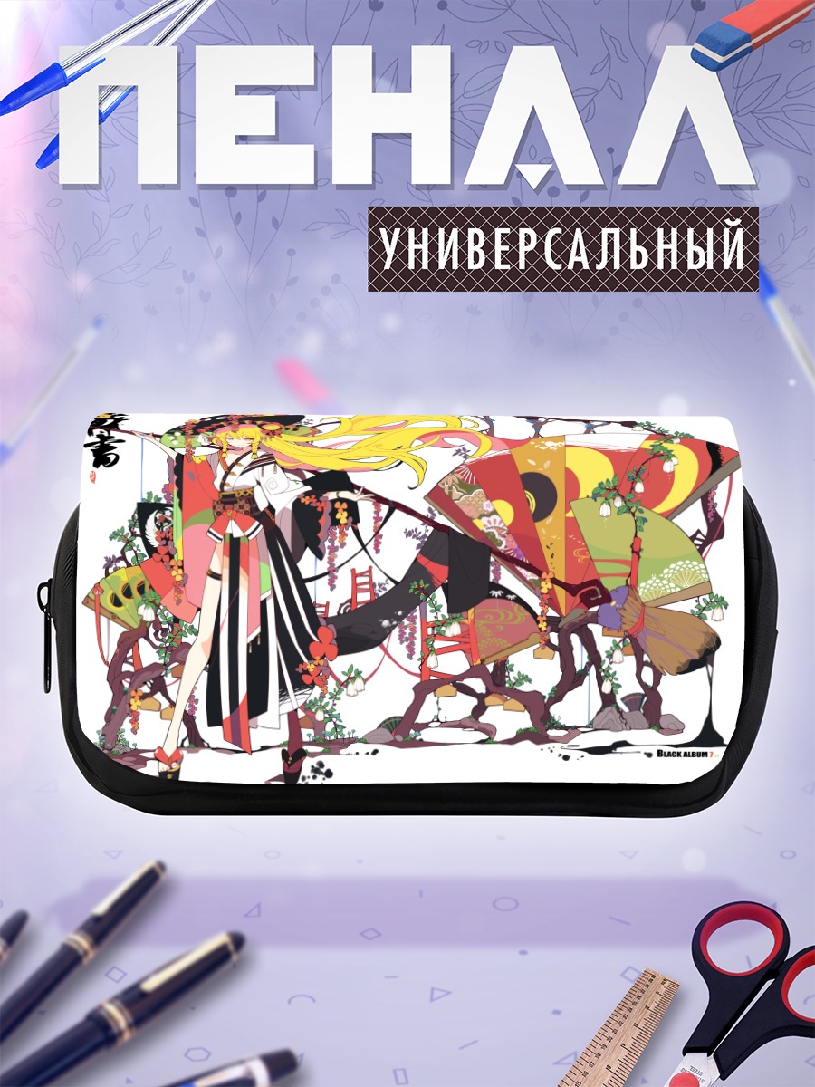Пенал-косметичка Мариса Кирисаме в цветах