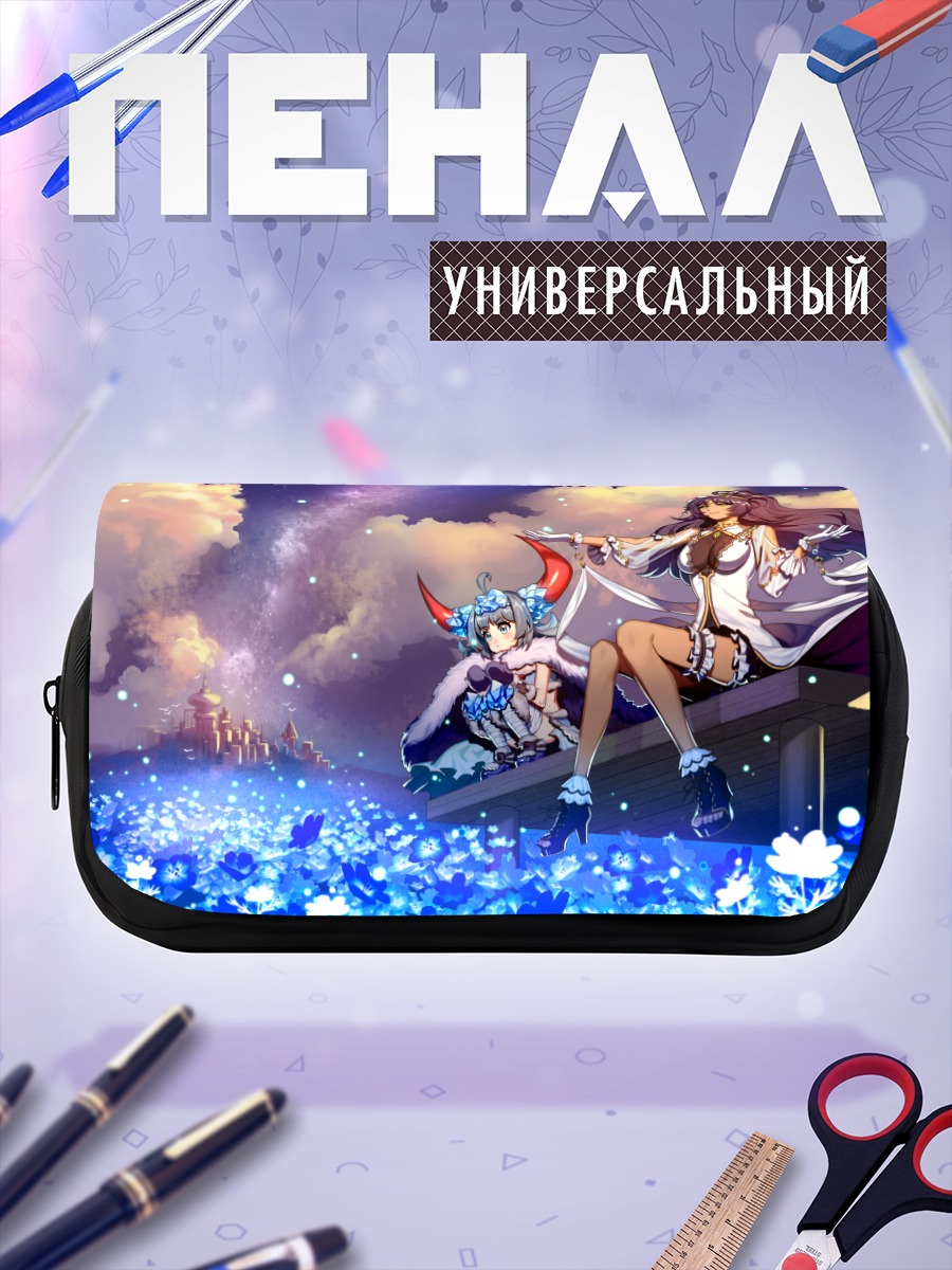 Пенал-косметичка Девушки в цветах