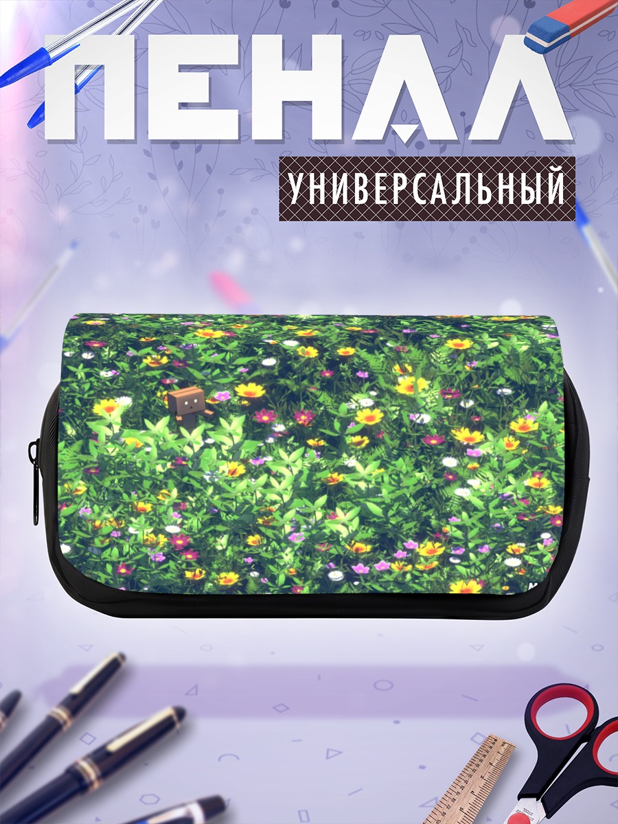 Пенал-косметичка Данбу в цветах