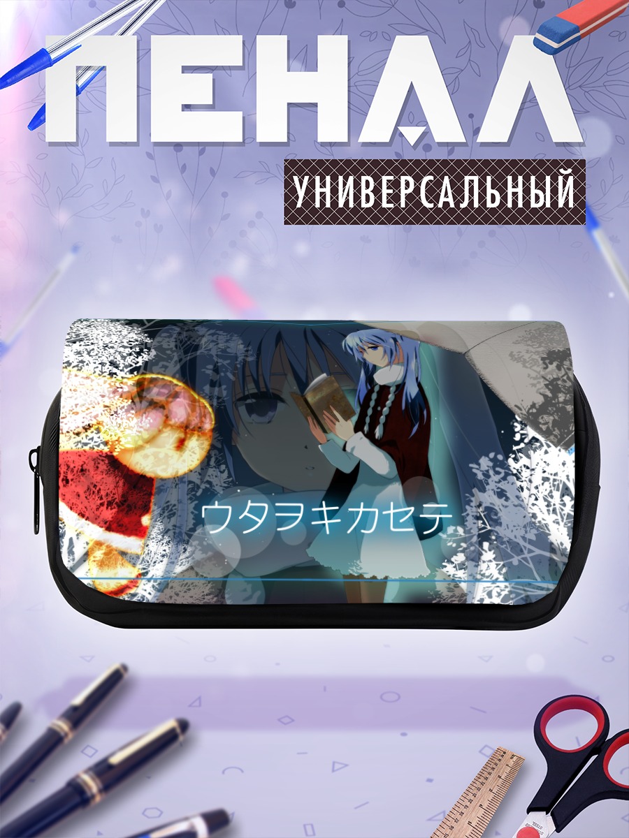 Пенал-косметичка Мику Хацунэ в лесу