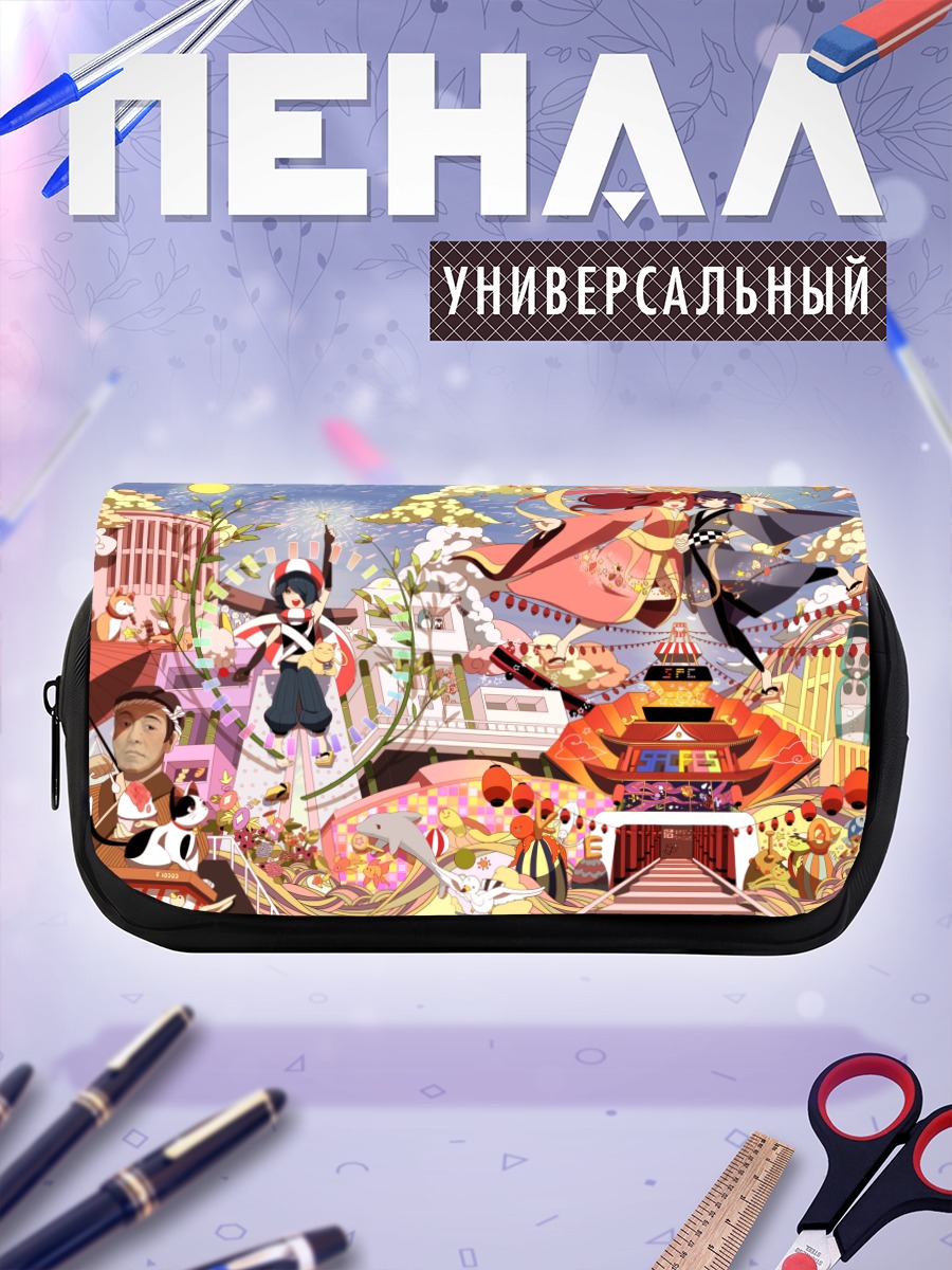 Пенал-косметичка Японский фестиваль в храме