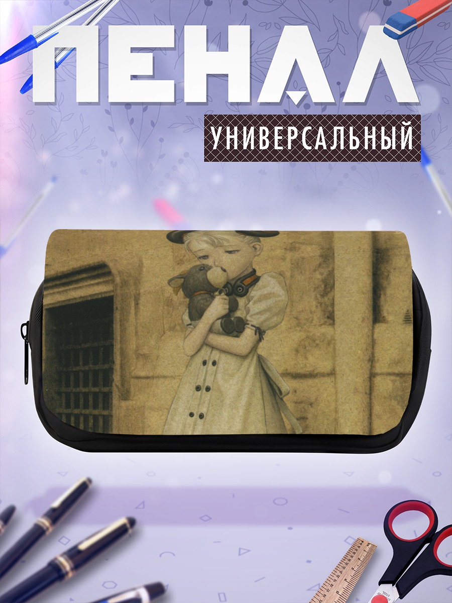 Пенал-косметичка Элвис Гамильтон с мишкой