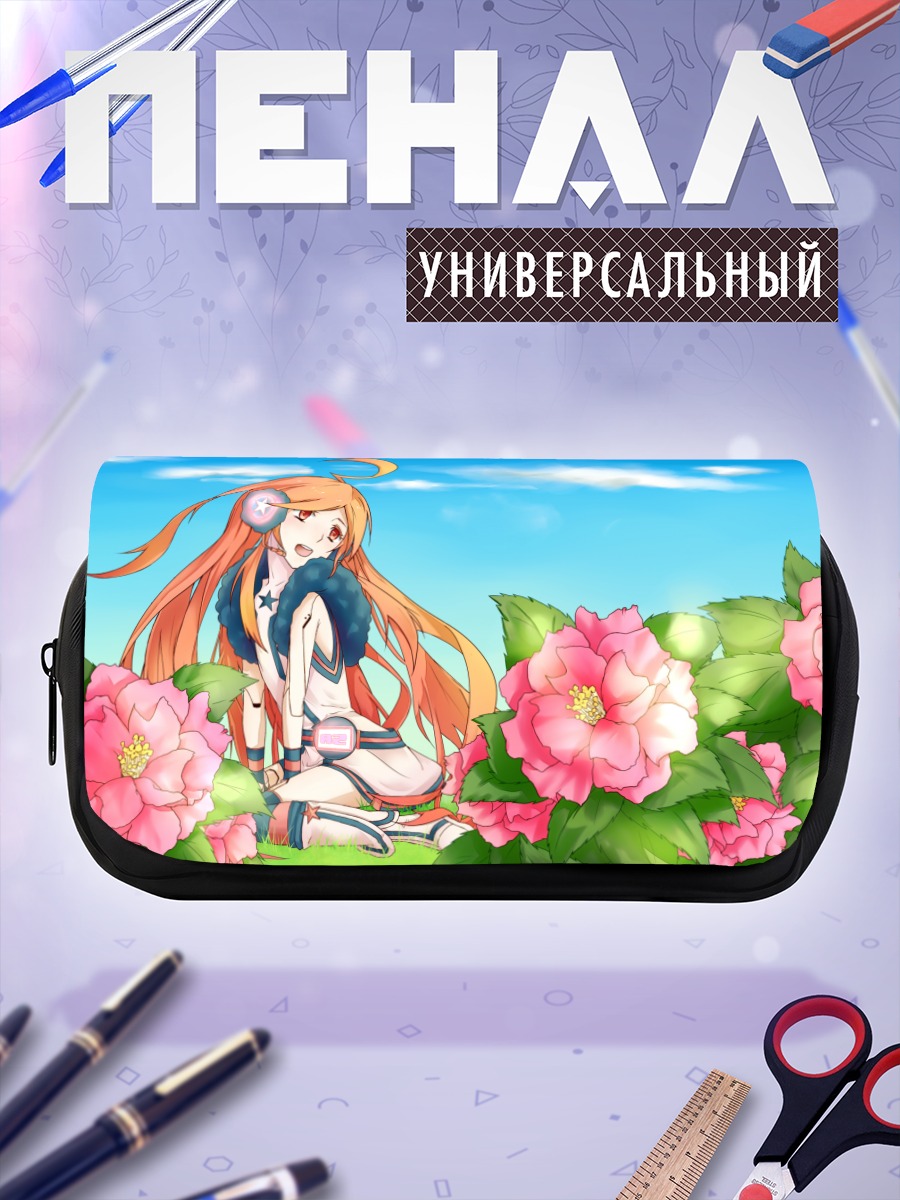 Пенал-косметичка Мику в цветах