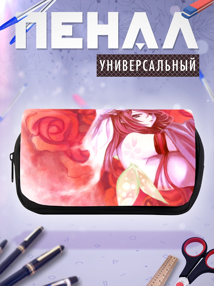 Пенал-косметичка Ююко Сайгёдзи в розах