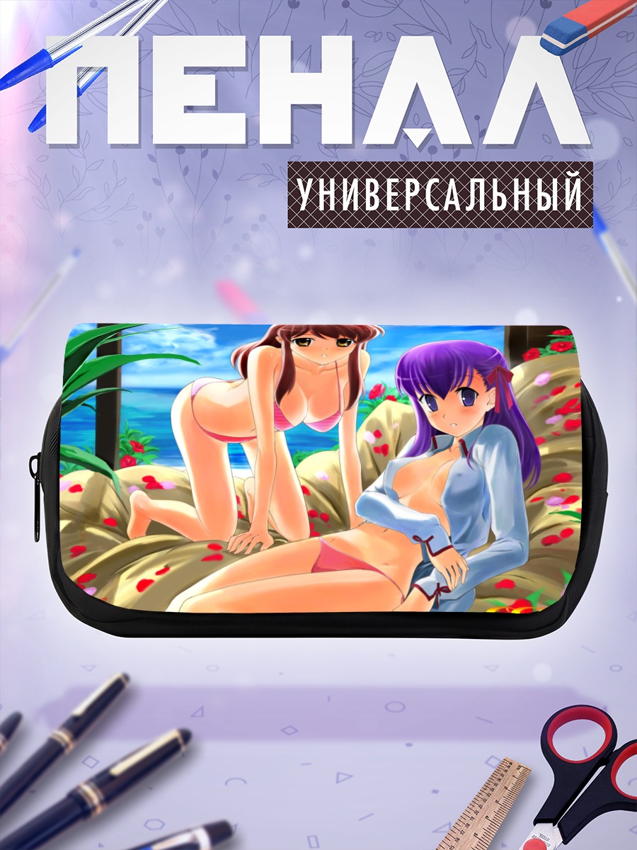 Пенал-косметичка Сакура Мато на пляже