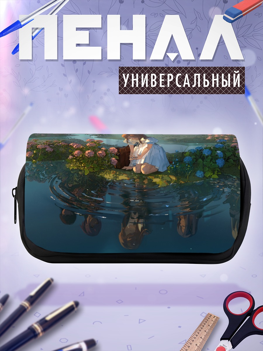 Пенал-косметичка Томори Такамацу в цветах