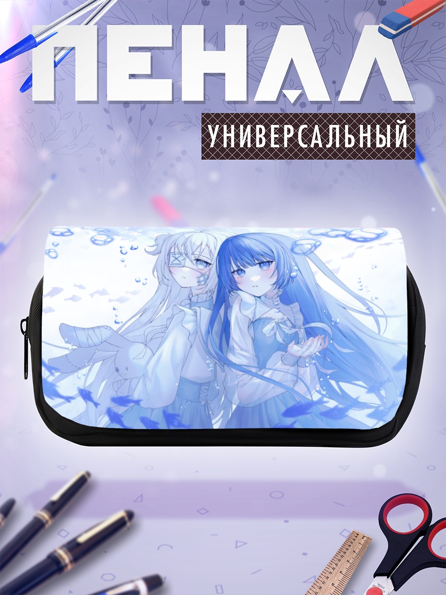 Пенал-косметичка Аюми Хазуки в цветах
