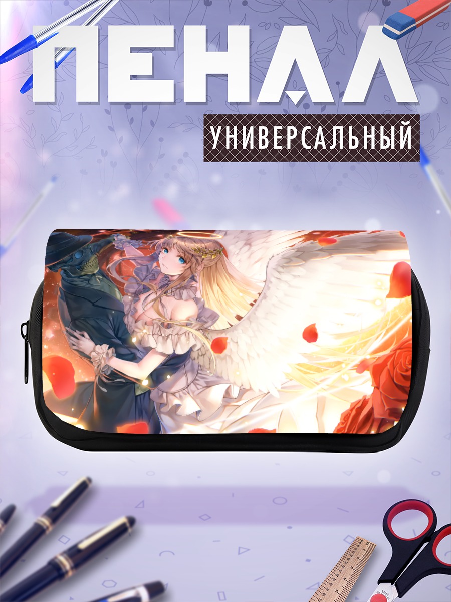 Пенал-косметичка Ангел в цветах