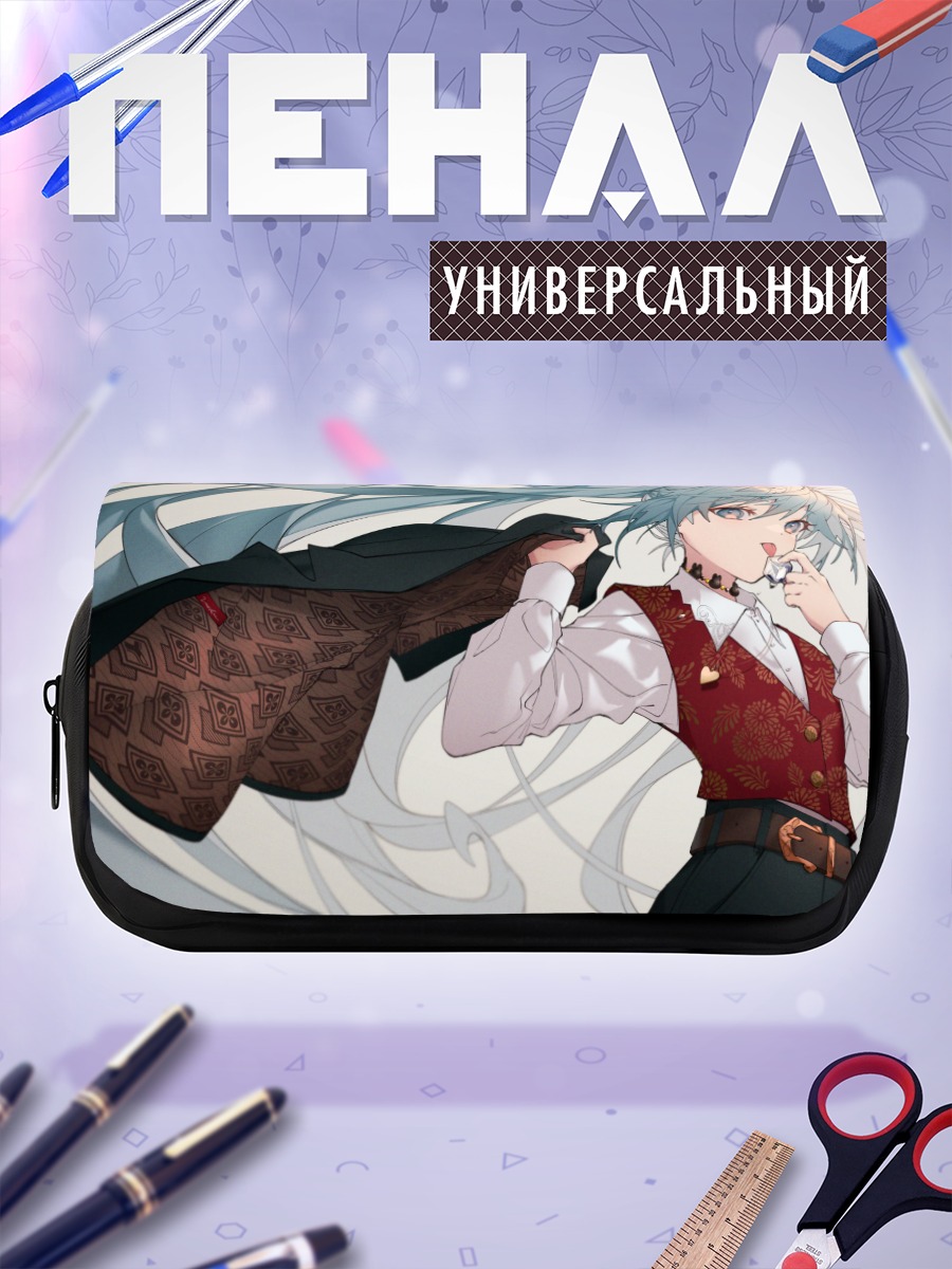 Пенал-косметичка Мику Хацунэ в жилетке