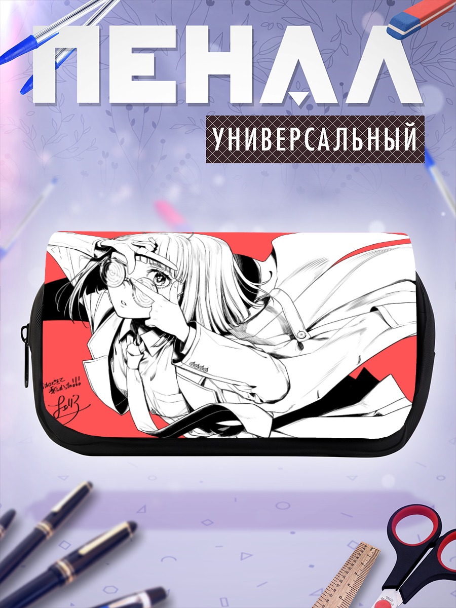 Пенал-косметичка Мику Хацунэ в стиле нуар