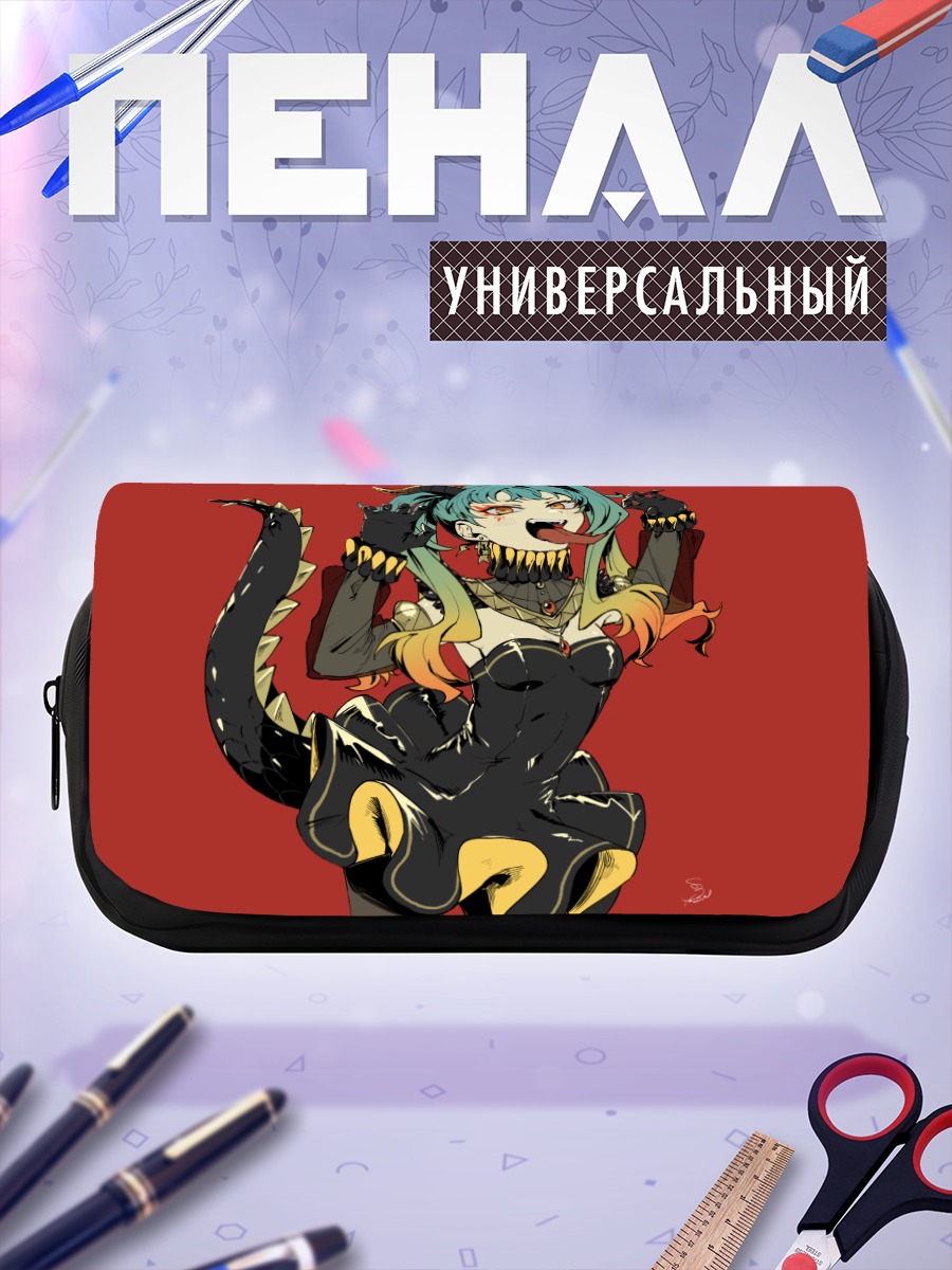 Пенал-косметичка Мику Хацунэ демон