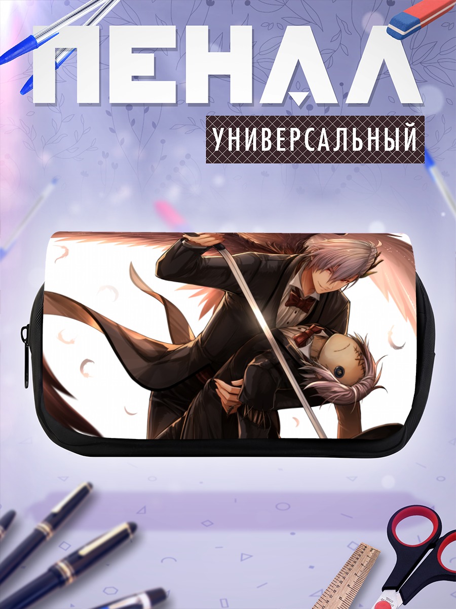 Пенал-косметичка Крылатый воин с мечом