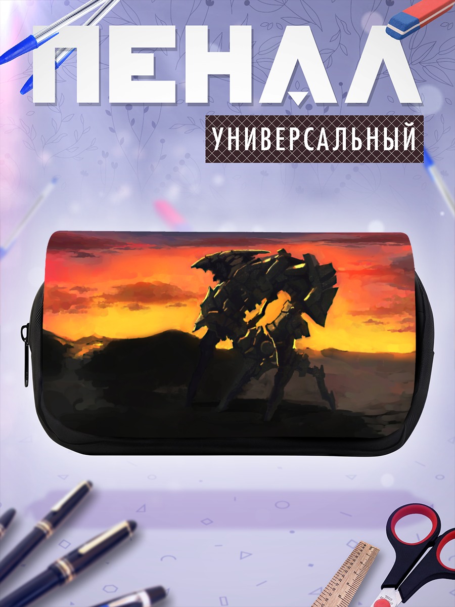 Пенал-косметичка Меха на закате