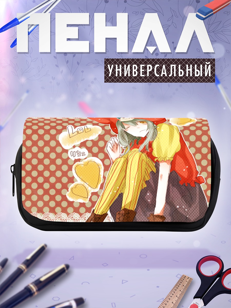 Пенал-косметичка Мику Хацунэ в капюшоне