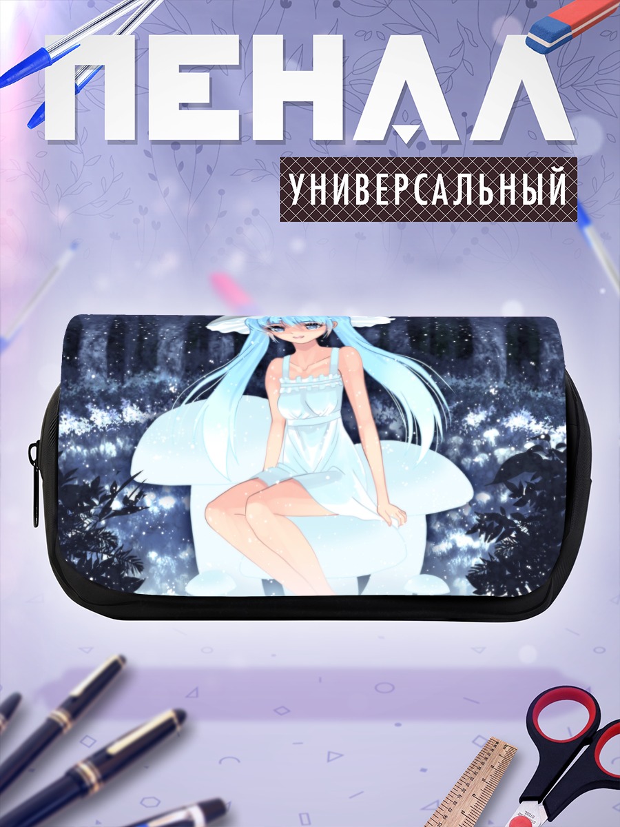 Пенал-косметичка Мику Хацунэ на грибе