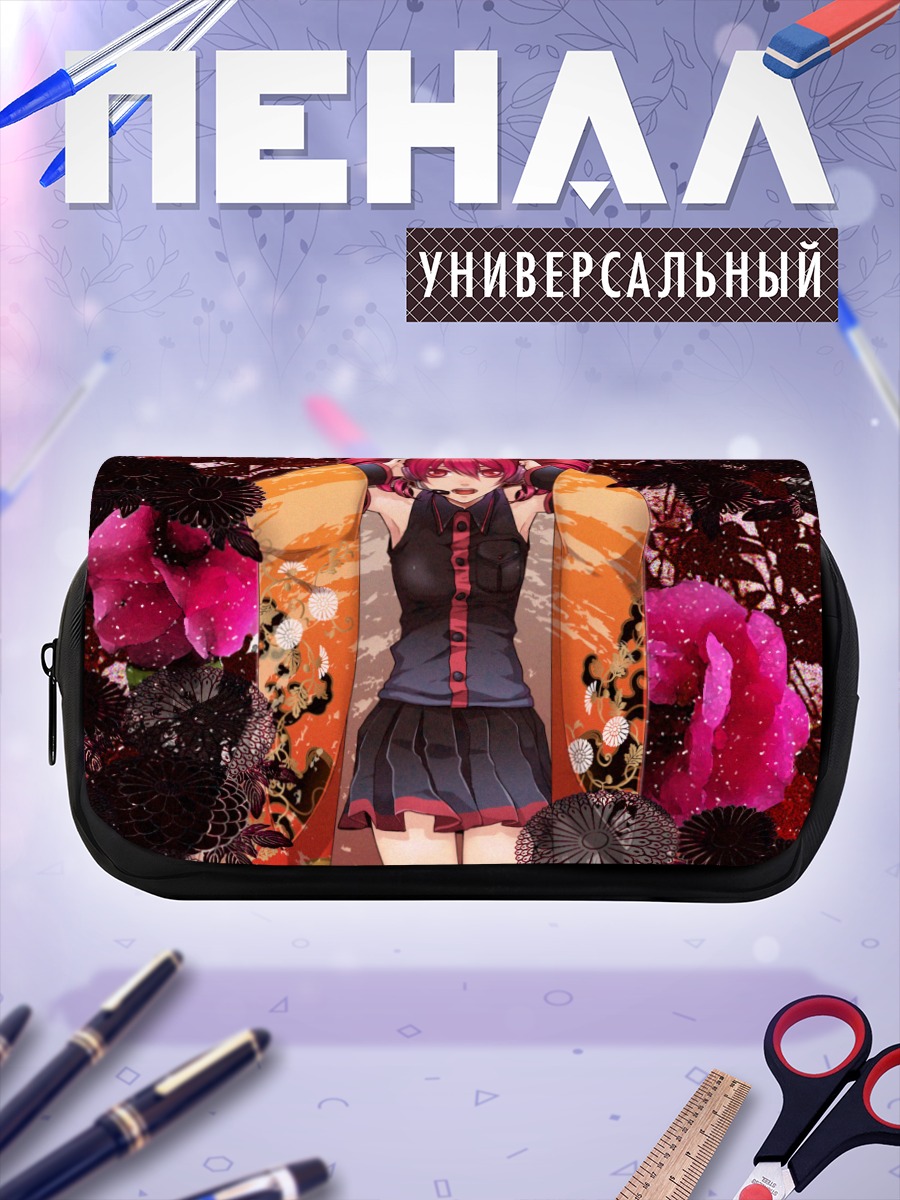 Пенал-косметичка Тето Касанэ в цветах