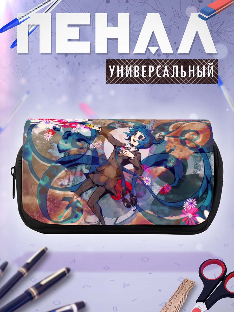 Пенал-косметичка Мику Хацунэ в вихре