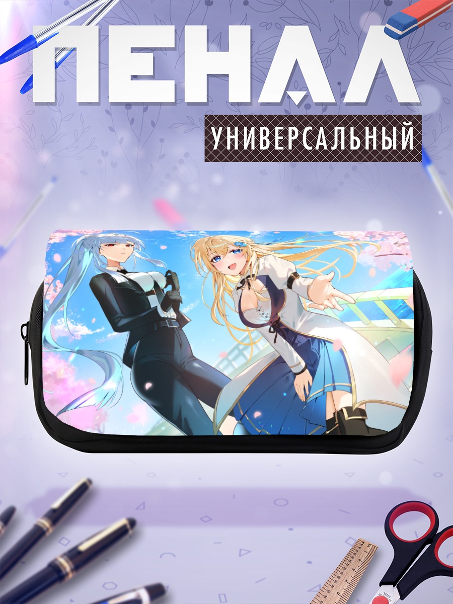 Пенал-косметичка Девушки в сакуре
