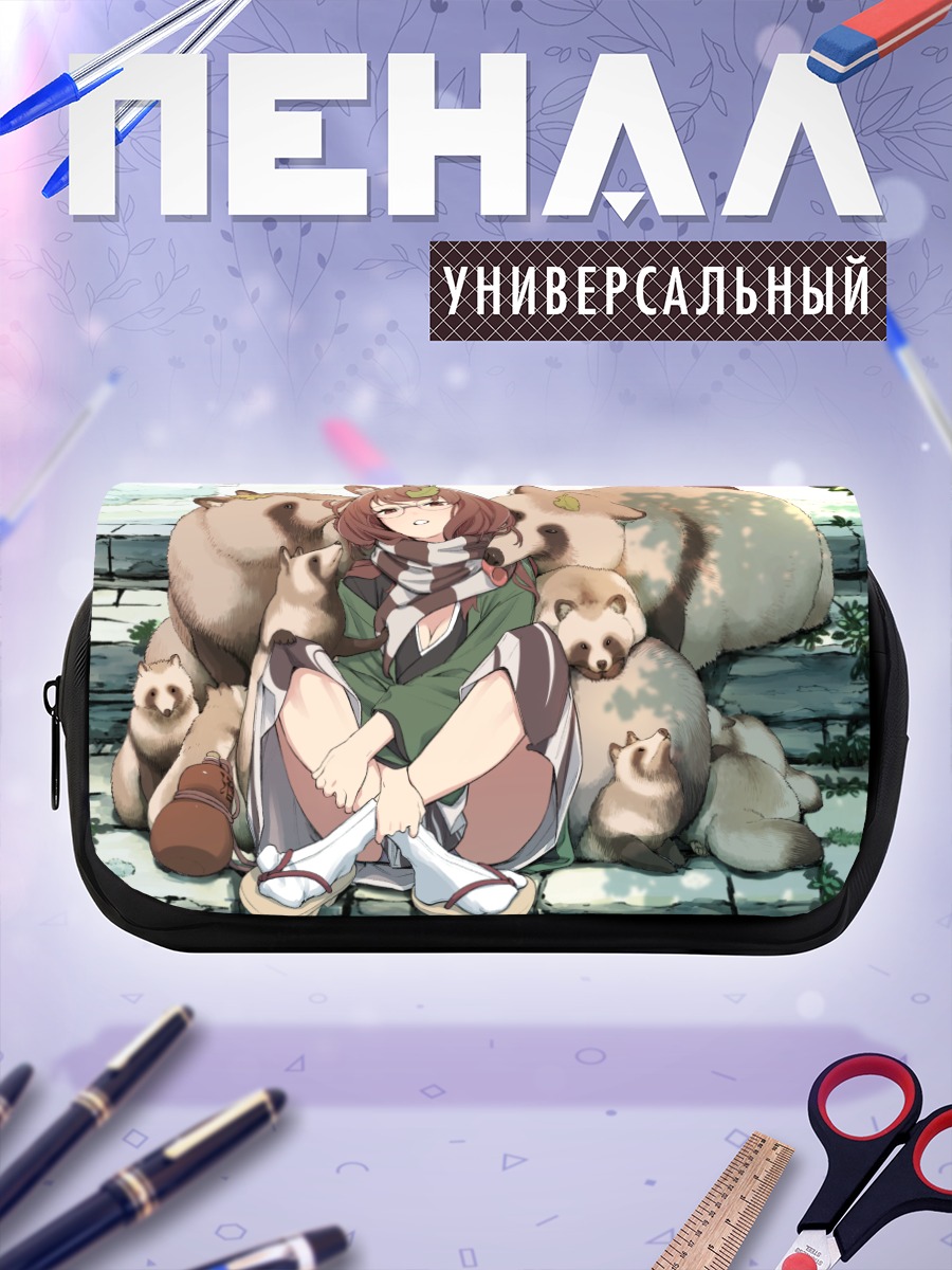 Пенал-косметичка Мамизо Футацуива с тануки