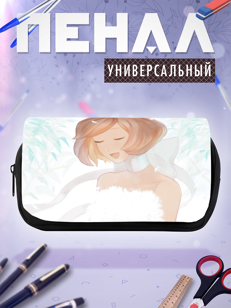 Пенал-косметичка Мейко в цветах