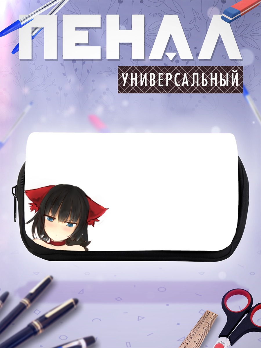 Пенал-косметичка Девушка с ушками