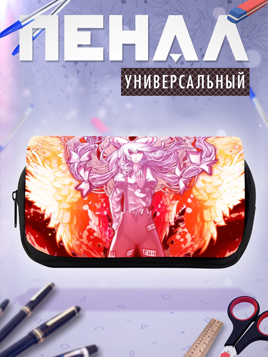 Пенал-косметичка Моко Фудзивара в огне